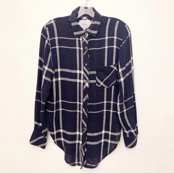 RAILS X FREE PEOPLE CHARLI PLAID SHIRT - Picture 3 of 9